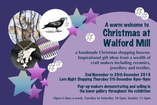 Christmas Gifts Handmade in Dorset by local Craft Makers Walford Mill 2019