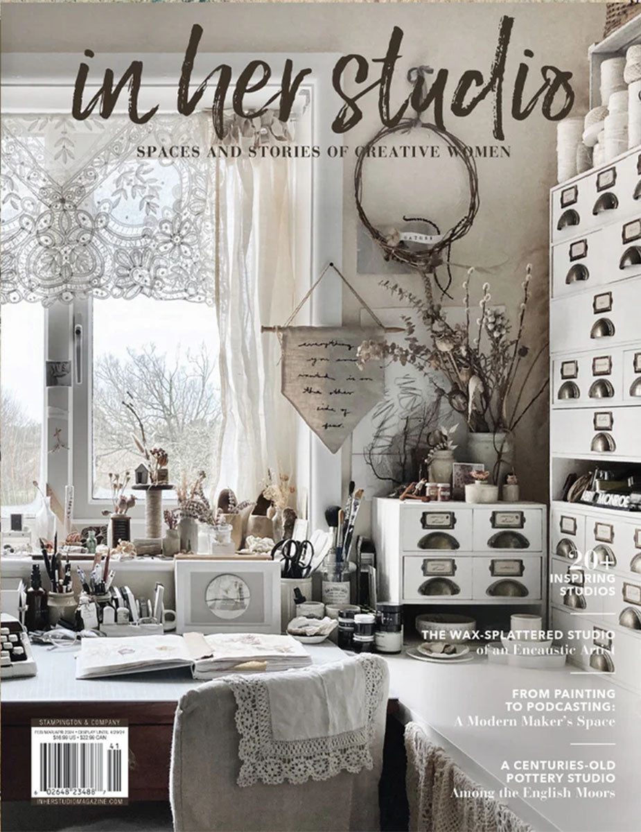 Cover of In Her Studio magazine, Summer 2024
