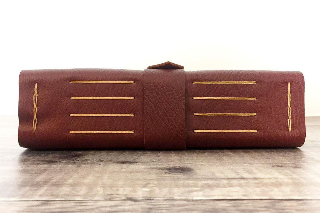 Longstitch with Linkstitch lay flat archival binding makes the memory book beautiful yet very practical