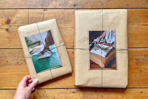 All books arrive ready to gift in eco-friendly packaging with a collectable postcard from the studio.