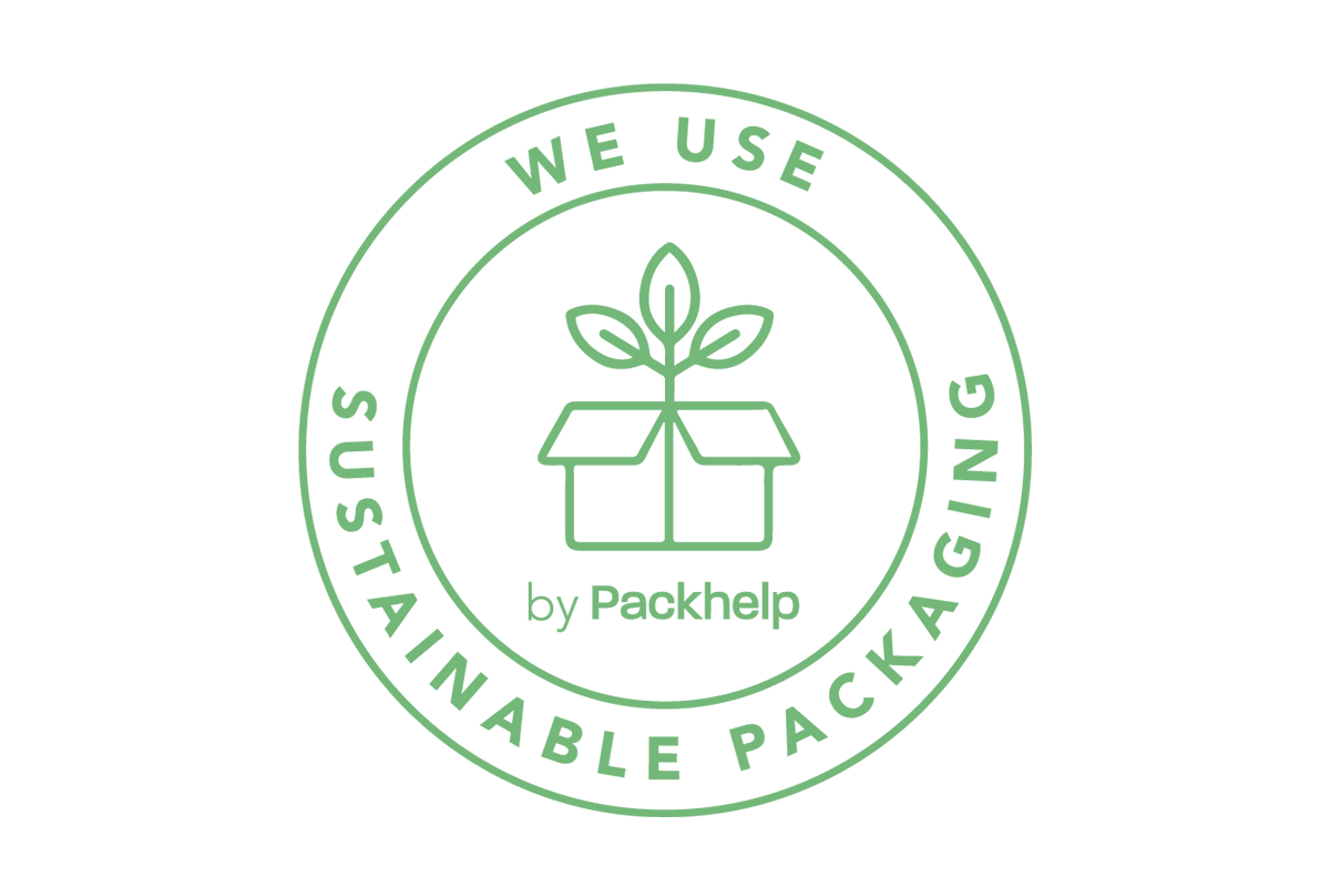 Bound by Hand uses sustainable packaging that is home compostable, recyclable and fully biodegradable, with the exception of postage labels.