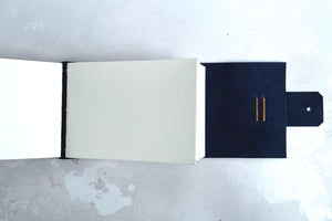 Lay-flat Watercolour Sketchbook with fine grain 300gsm / 140lb cold pressed NOT Langton paper